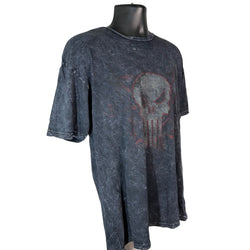 Collection of Marvel The Punisher Stone Washed Logo Tee in a gallery layout