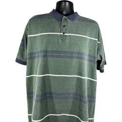 Collection of St. John's Bay Striped Short Sleeve Polo in a gallery layout