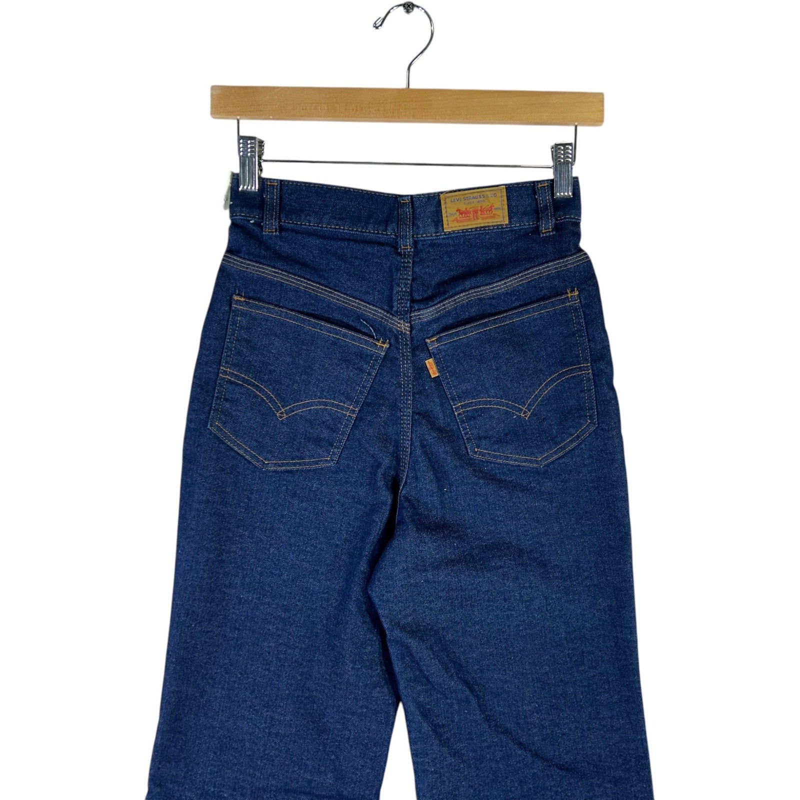 Collection of Vintage Women's Levi's Denim Straight Leg Jeans Size 10 in a gallery layout