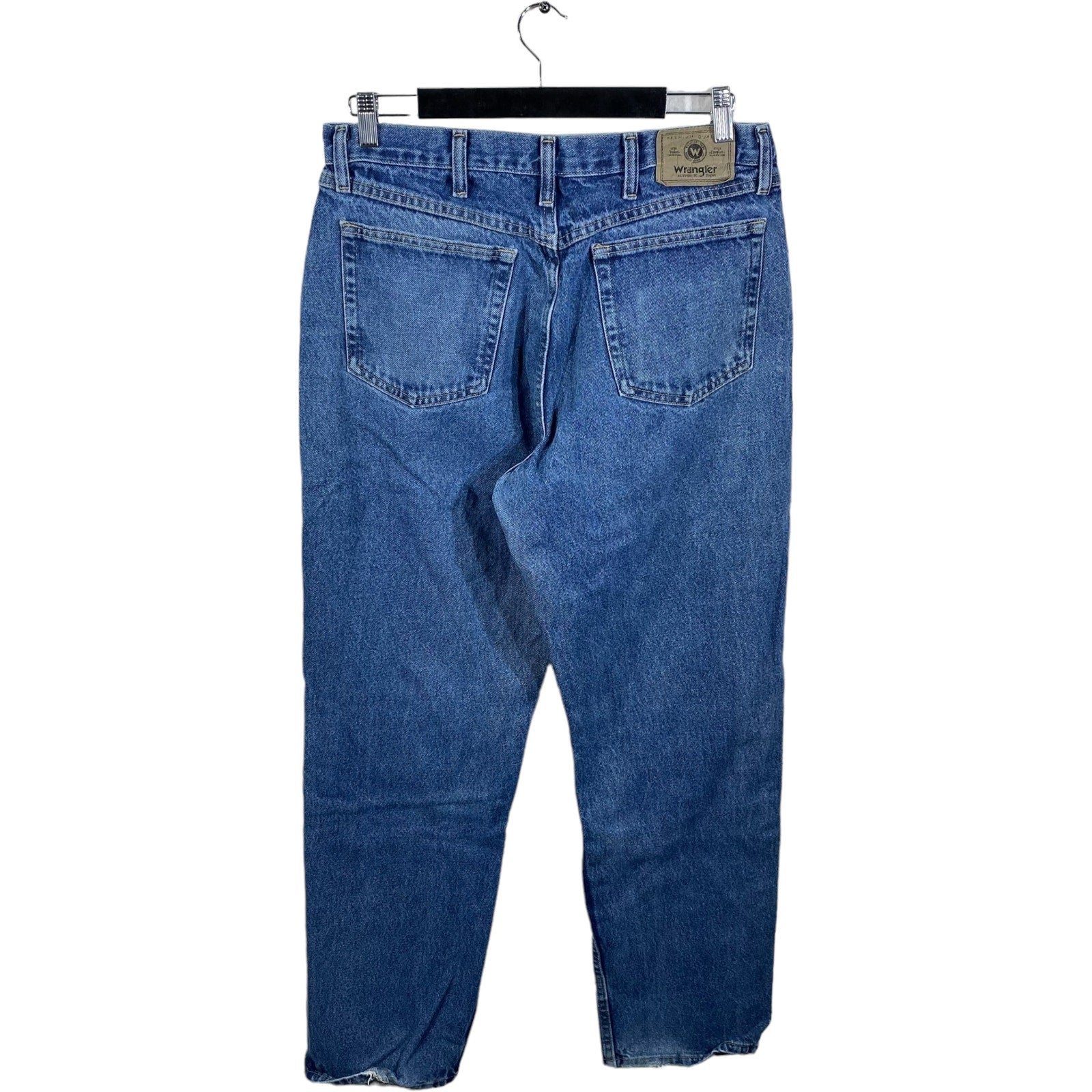 Collection of Wrangler Zip Fly Straight Leg Dark Wash Denim Pants in a gallery layout