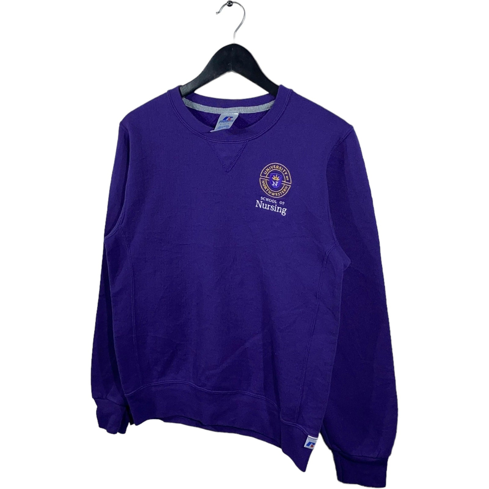 Collection of Russell Athletics University Of North Western Nursing Crewneck in a gallery layout