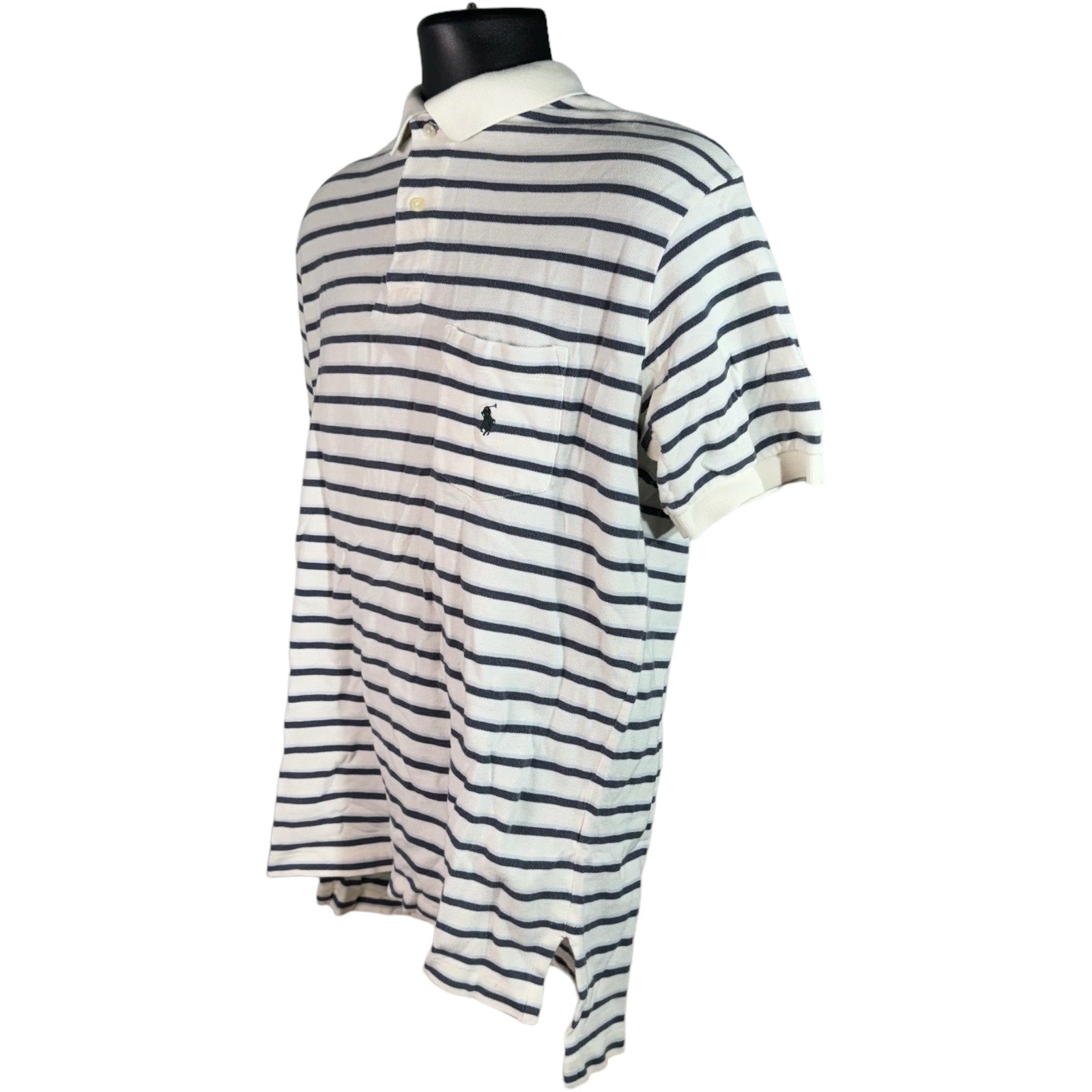 Collection of Polo Ralph Lauren Striped Short Sleeve Polo in a gallery layout