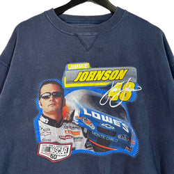 Collection of Nascar Jimmie Johnson 2008 Racing Crewneck in a gallery layout