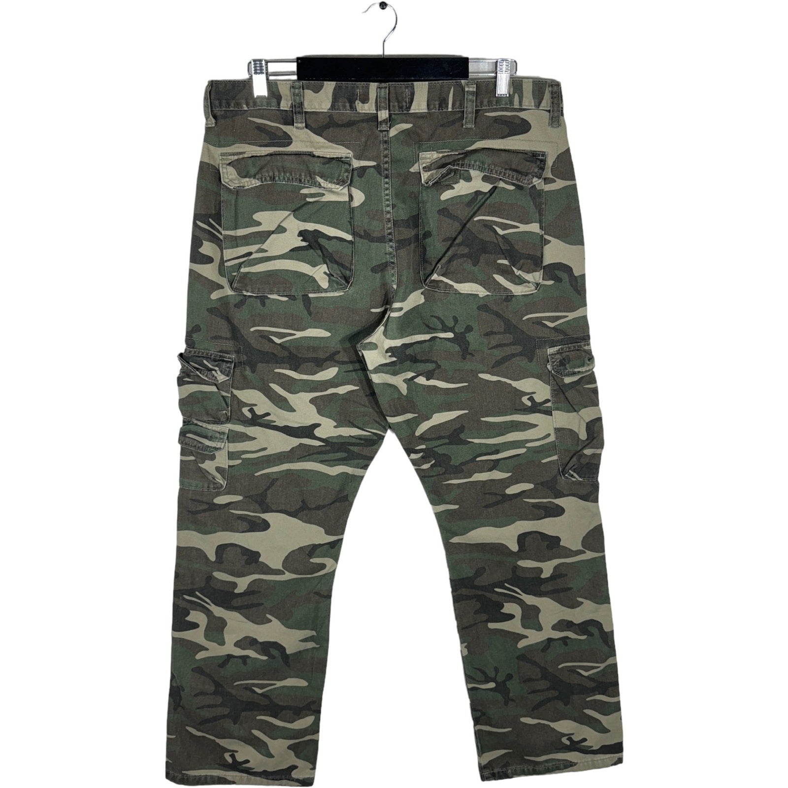 Collection of Wrangler Camouflage Cargo Pants in a gallery layout