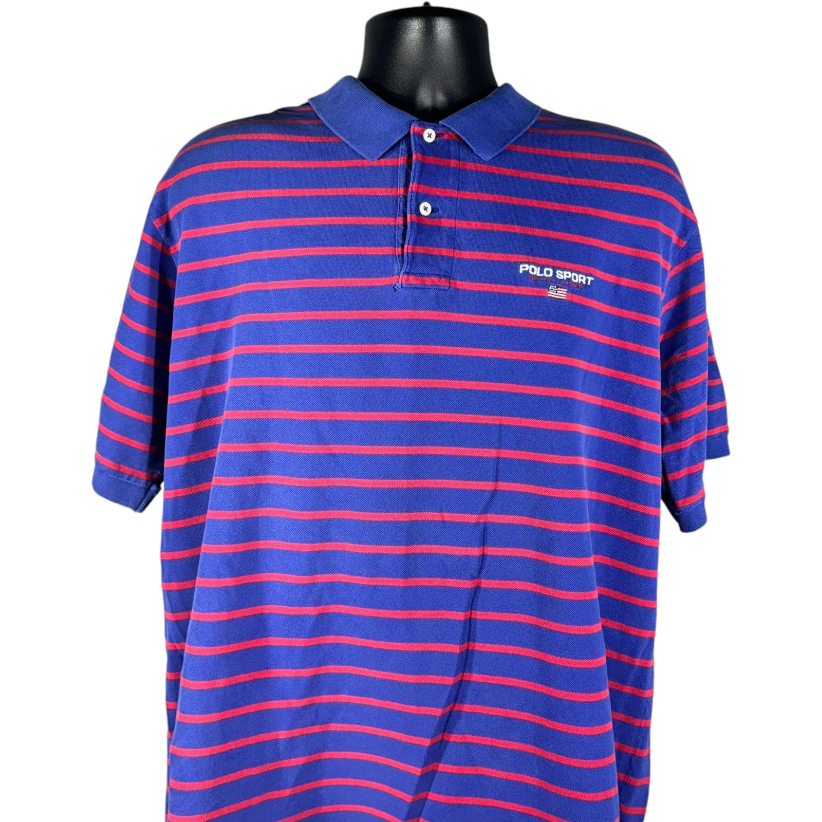 Collection of Polo Sport Ralph Lauren Short Sleeve Striped Polo in a gallery layout