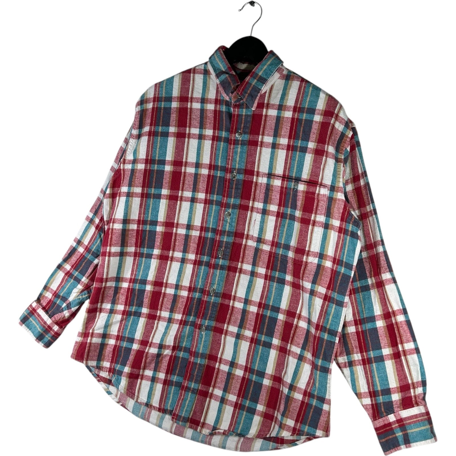 Collection of Vintage St. Johns Bay Plaid Flannel in a gallery layout