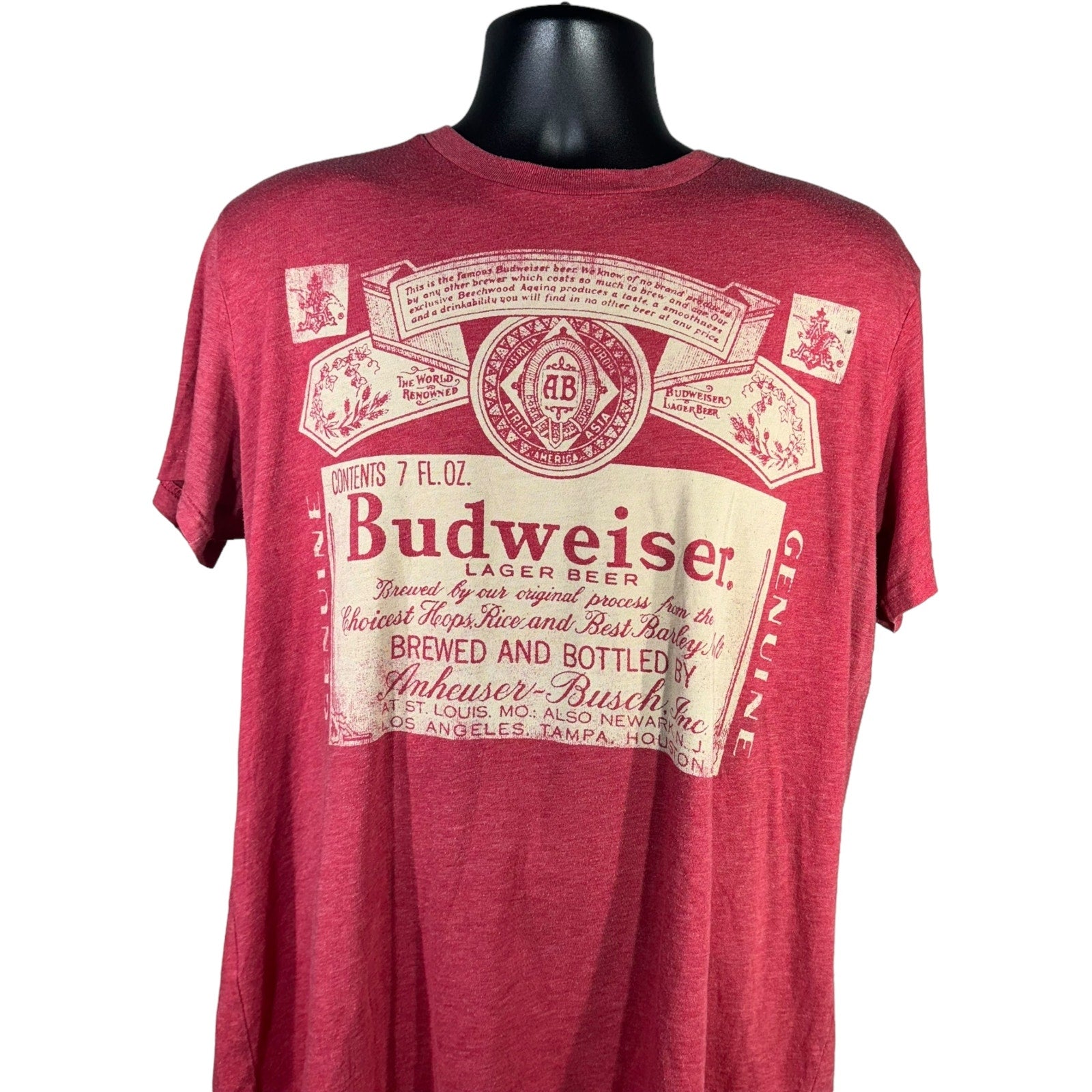 Collection of Budweiser Logo Tee in a gallery layout