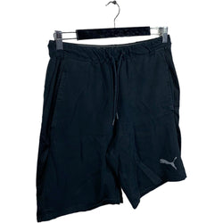 Collection of Puma Drawstring Basketball Black Shorts in a gallery layout