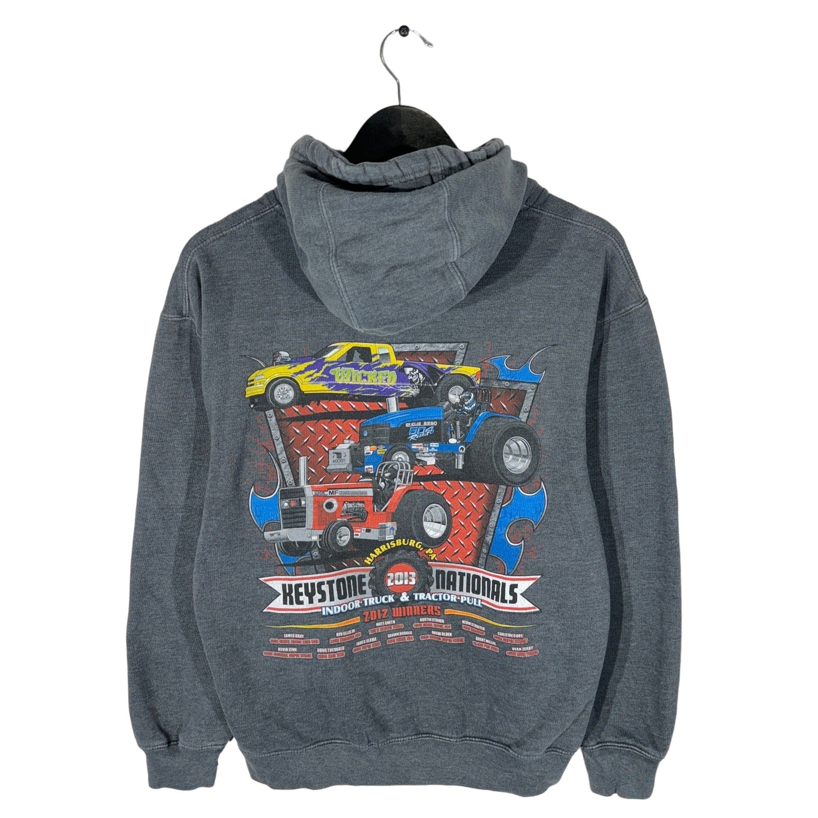 Collection of KeyStone Nationals Truck & Tractor Pull Souvenir Hoodie in a gallery layout