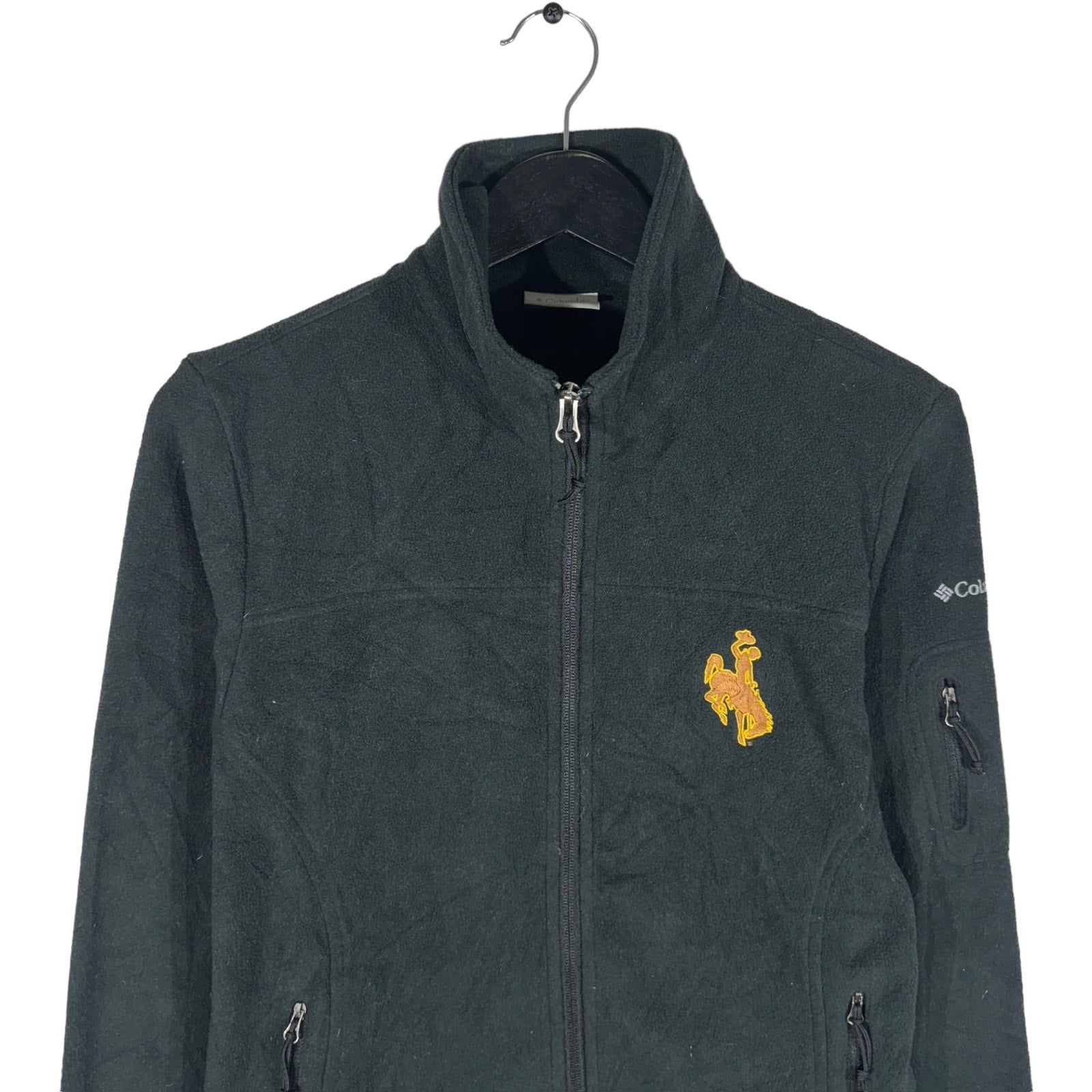 Collection of Columbia Cowboy Embroidery Full Zip Fleece Jacket in a gallery layout