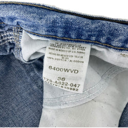 Collection of WRG Jean Co. Zip Fly Denim Carpenter Shorts in a gallery layout