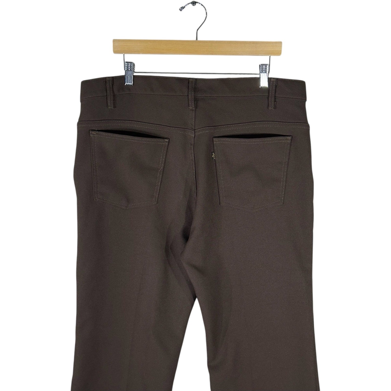 Collection of Vintage Levi's Black Tab Dacron Polyester Chino Pants 40x30 in a gallery layout