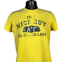 Collection of Abercrombie "I'm A Nice Guy, I'll Finish Last" Tee in a gallery layout