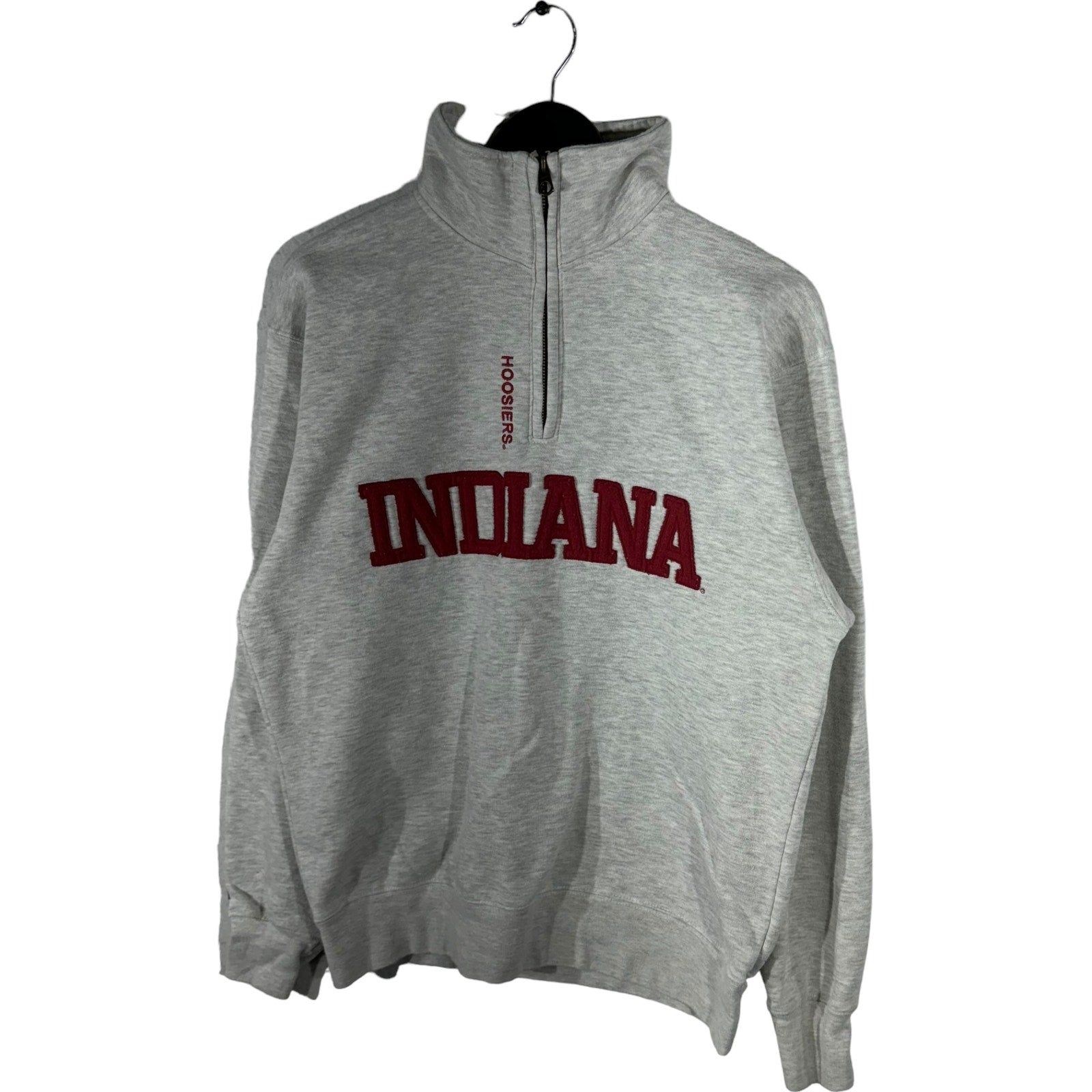 Collection of Jansport University Indiana 1/4 Zip Pullover Sweatshirt in a gallery layout