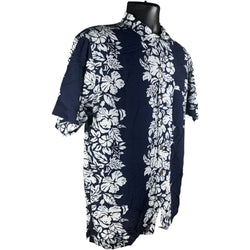 Collection of Floral Hawaiian Short Sleeve Button Up Shirt in a gallery layout