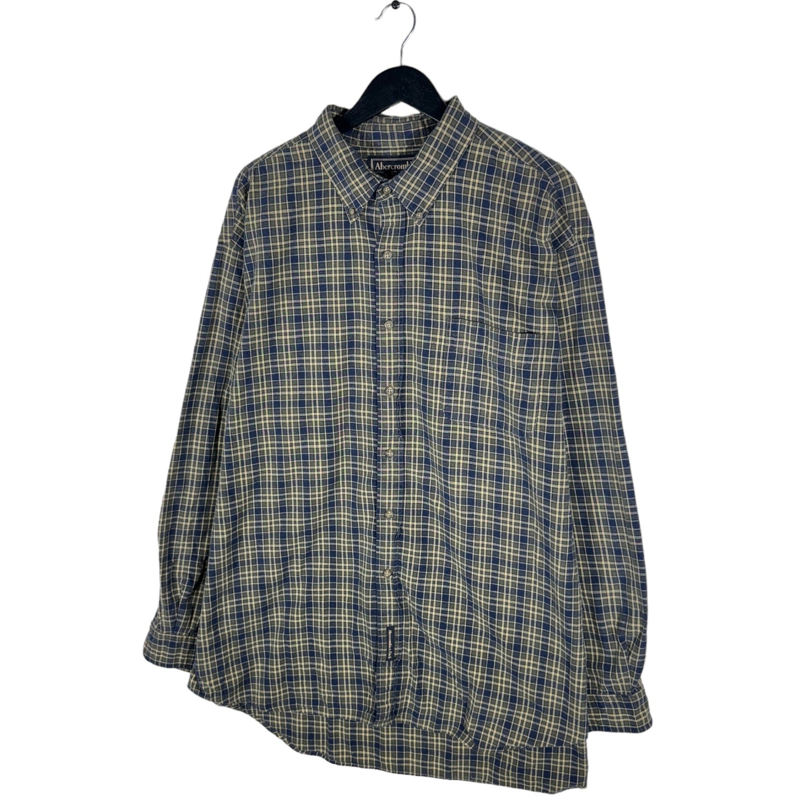 Collection of Abercrombie & Fitch Long Sleeve Plaid Button Up in a gallery layout