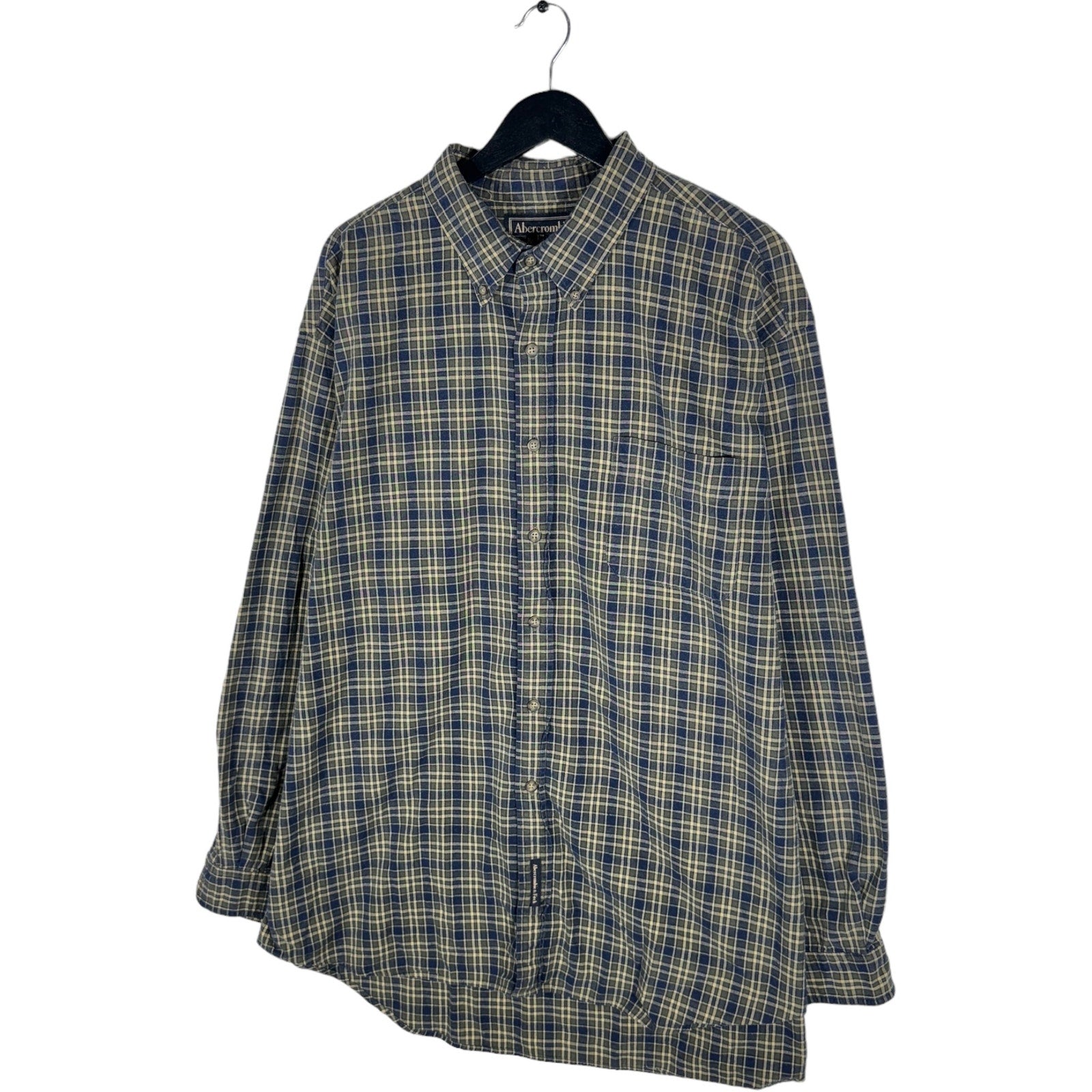 Collection of Abercrombie & Fitch Long Sleeve Plaid Button Up in a gallery layout
