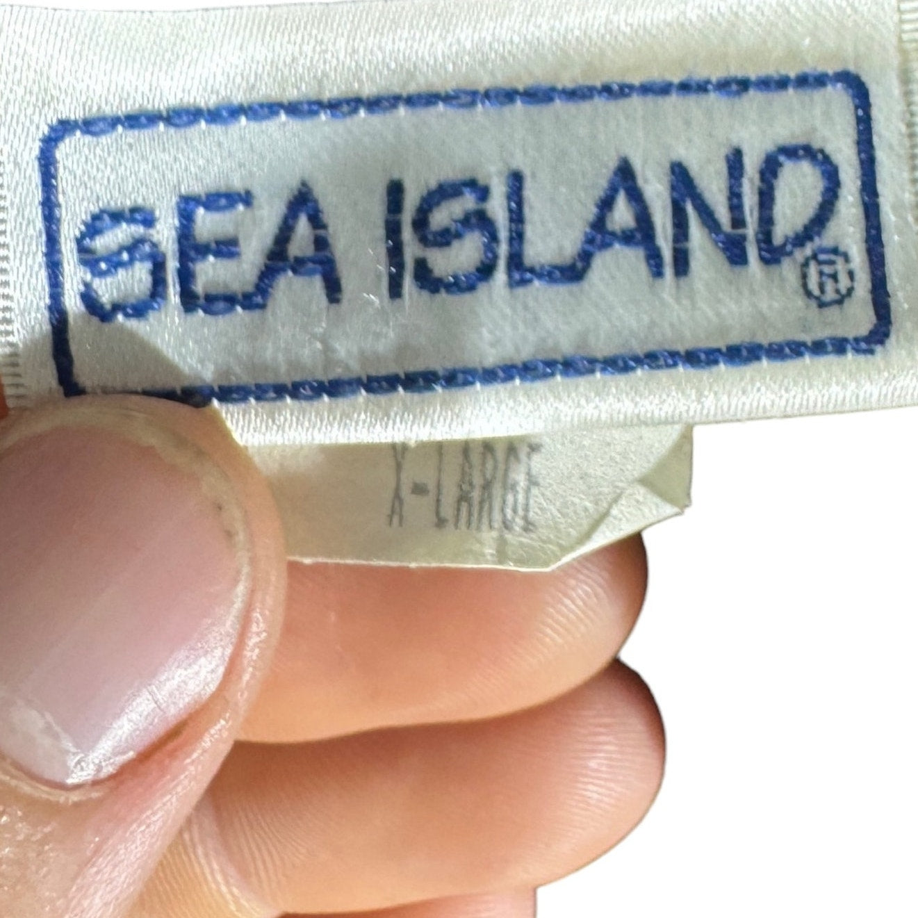 Collection of Vintage Sea Island 1/2 Zip Pullover Fleece in a gallery layout