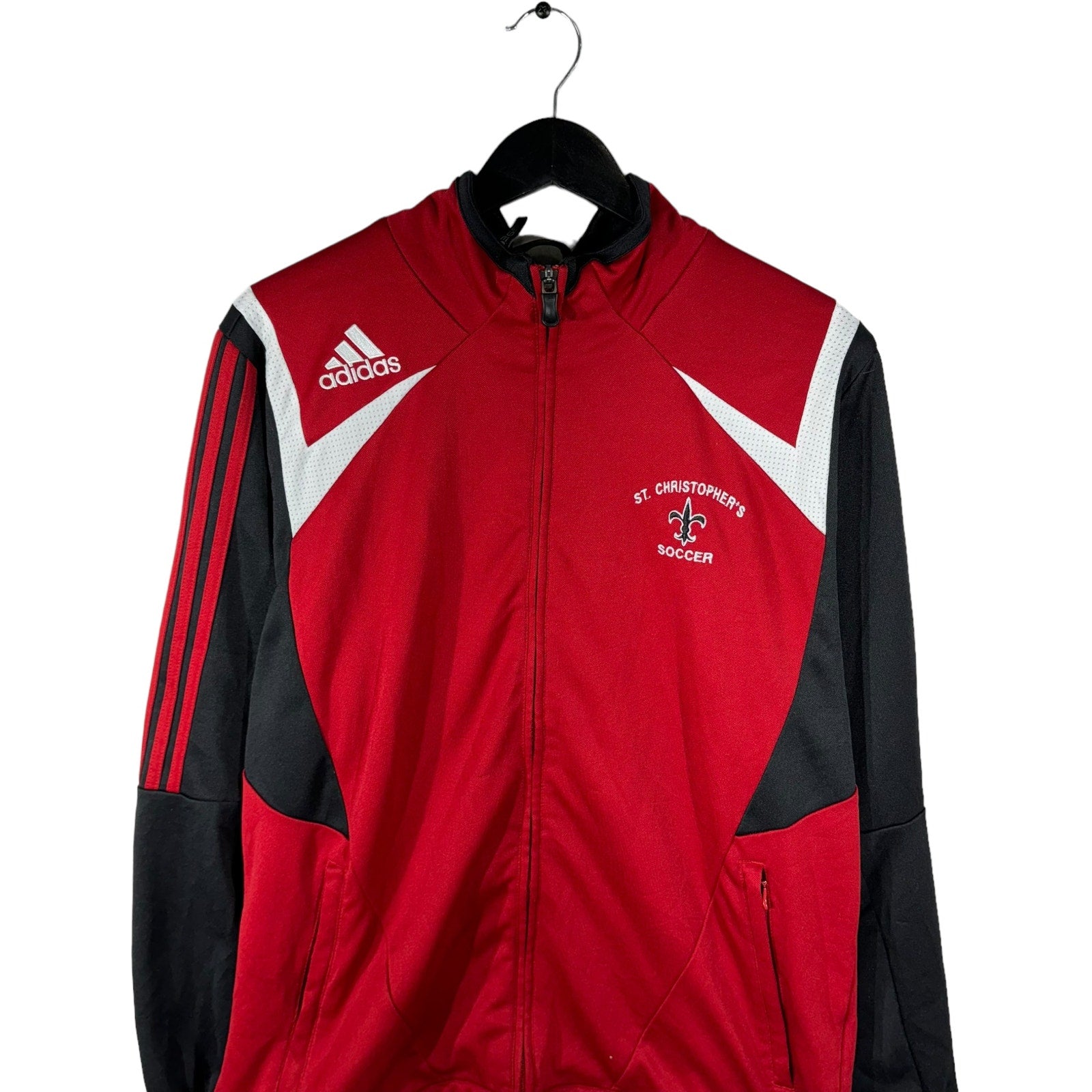 Collection of Adidas St. Christophers Soccer Full Zip Light Jacket in a gallery layout