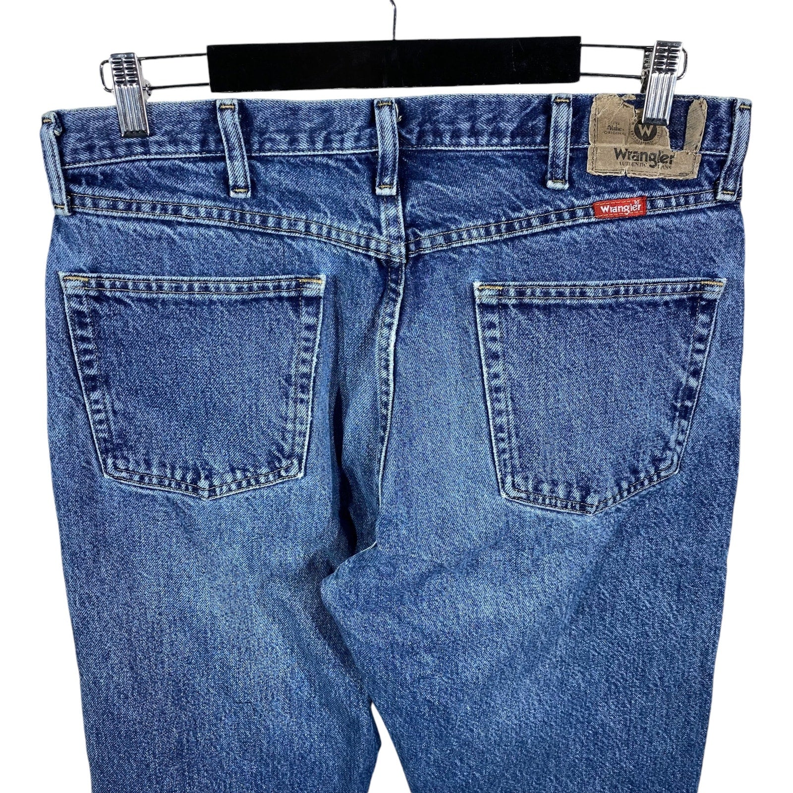 Collection of Wrangler Denim Straight Leg Jeans in a gallery layout