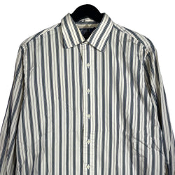 Collection of Polo Ralph Lauren Custom Fit Stripe Long Sleeve Dress Shirt in a gallery layout