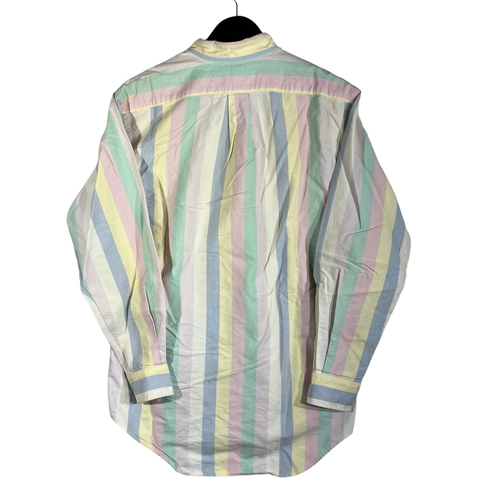 Collection of Polo Ralph Lauren Striped Long Sleeve Dress Shirt in a gallery layout