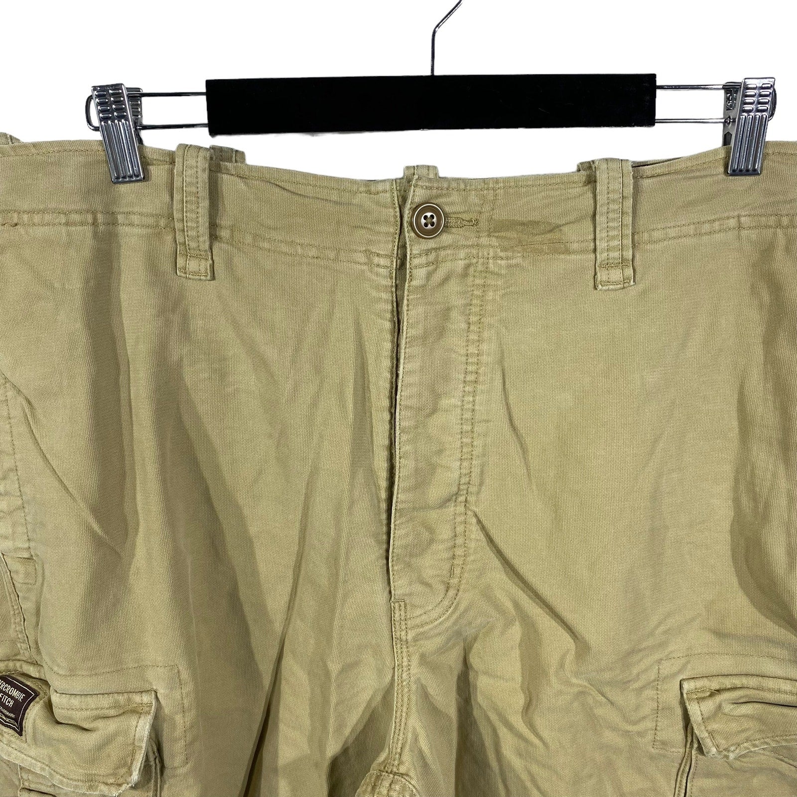Collection of Abercrombie & Fitch Zip Fly Cargo Shorts in a gallery layout