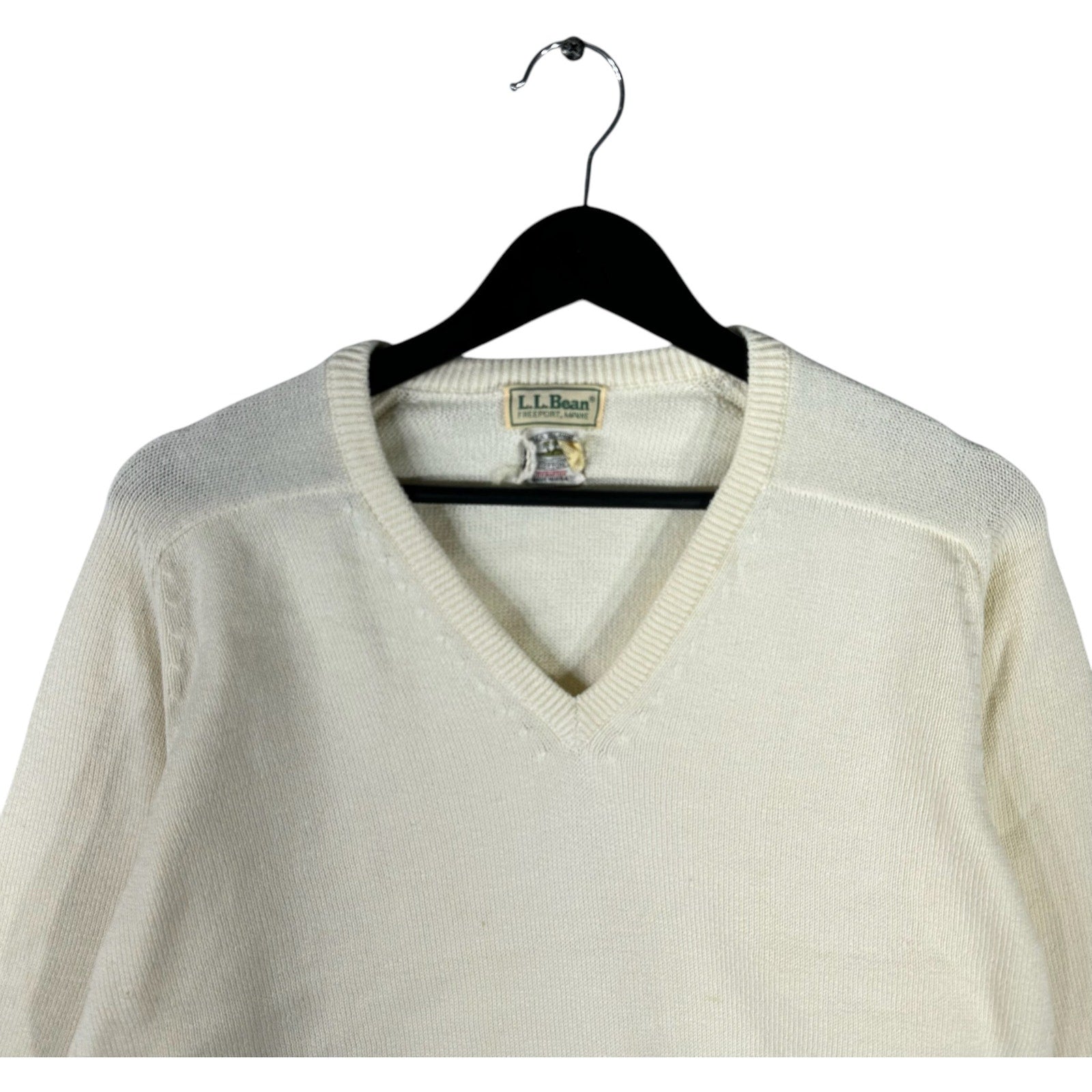 Collection of Vintage L.L. Bean V-Neck Sweater in a gallery layout