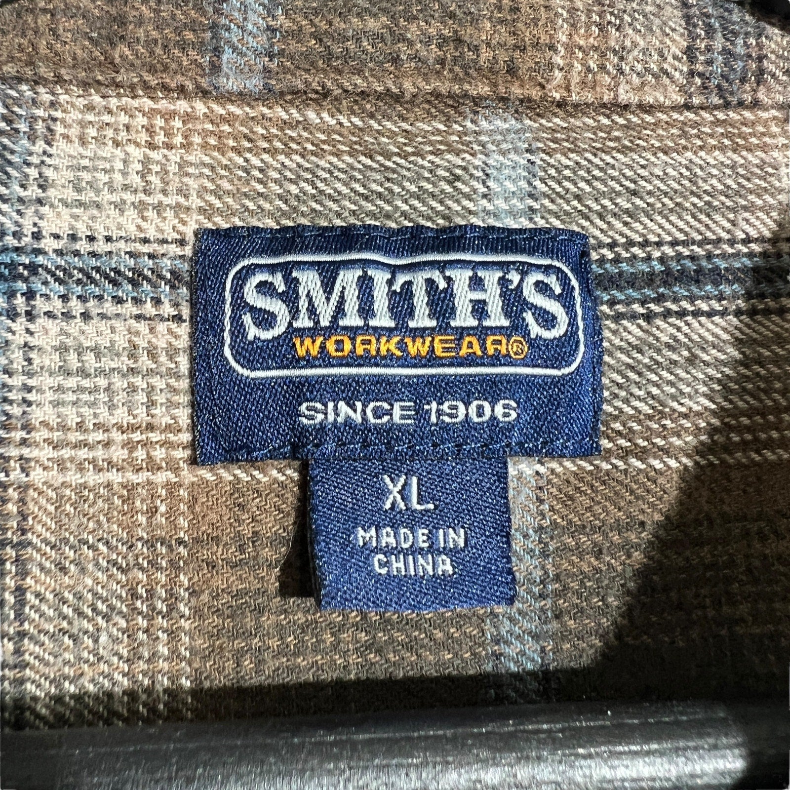 Collection of Smith's Workwear Plaid Flannel in a gallery layout
