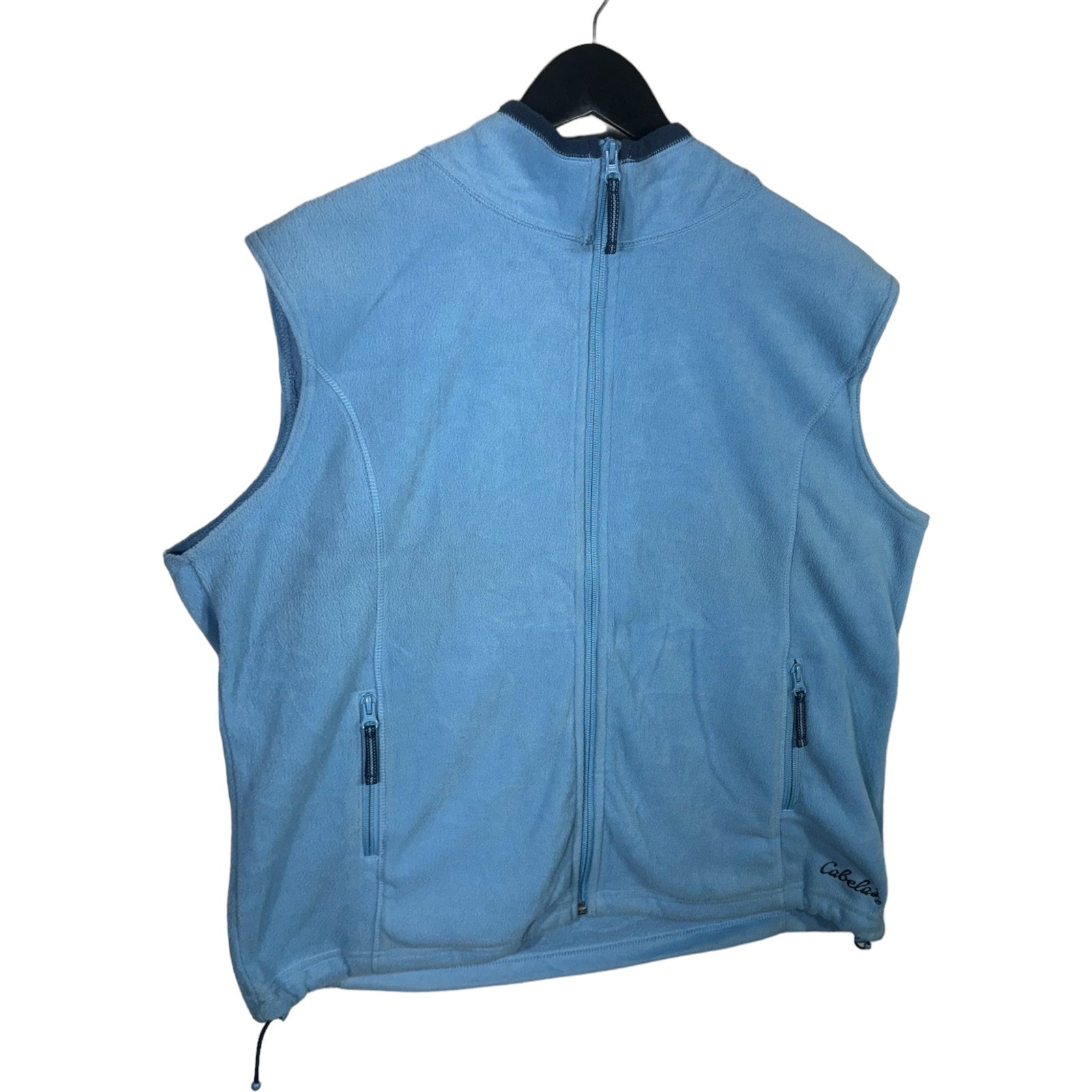 Collection of Cabelas Full Zip Fleece Vest in a gallery layout