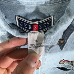 Collection of Jerzees 2005 Bike week Daytona Beach Button Down Denim in a gallery layout