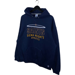 Collection of Russell Athletic Siena Heights Saints Athletics Hoodie in a gallery layout