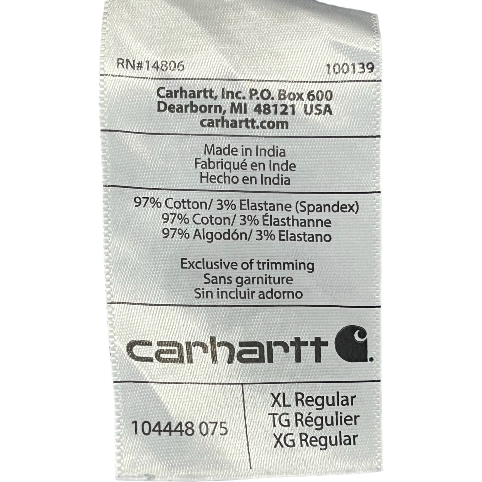 Collection of Carhartt Relaxed Fit Plaid Long Sleeve Flannel in a gallery layout