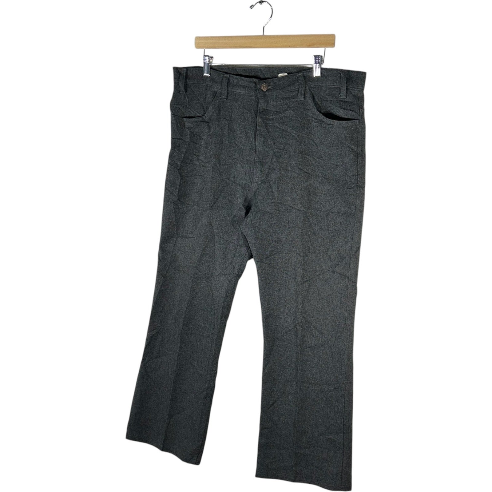 Collection of Vintage Levi's Black Tab Dacron Boot Cut Pants 40x30 in a gallery layout