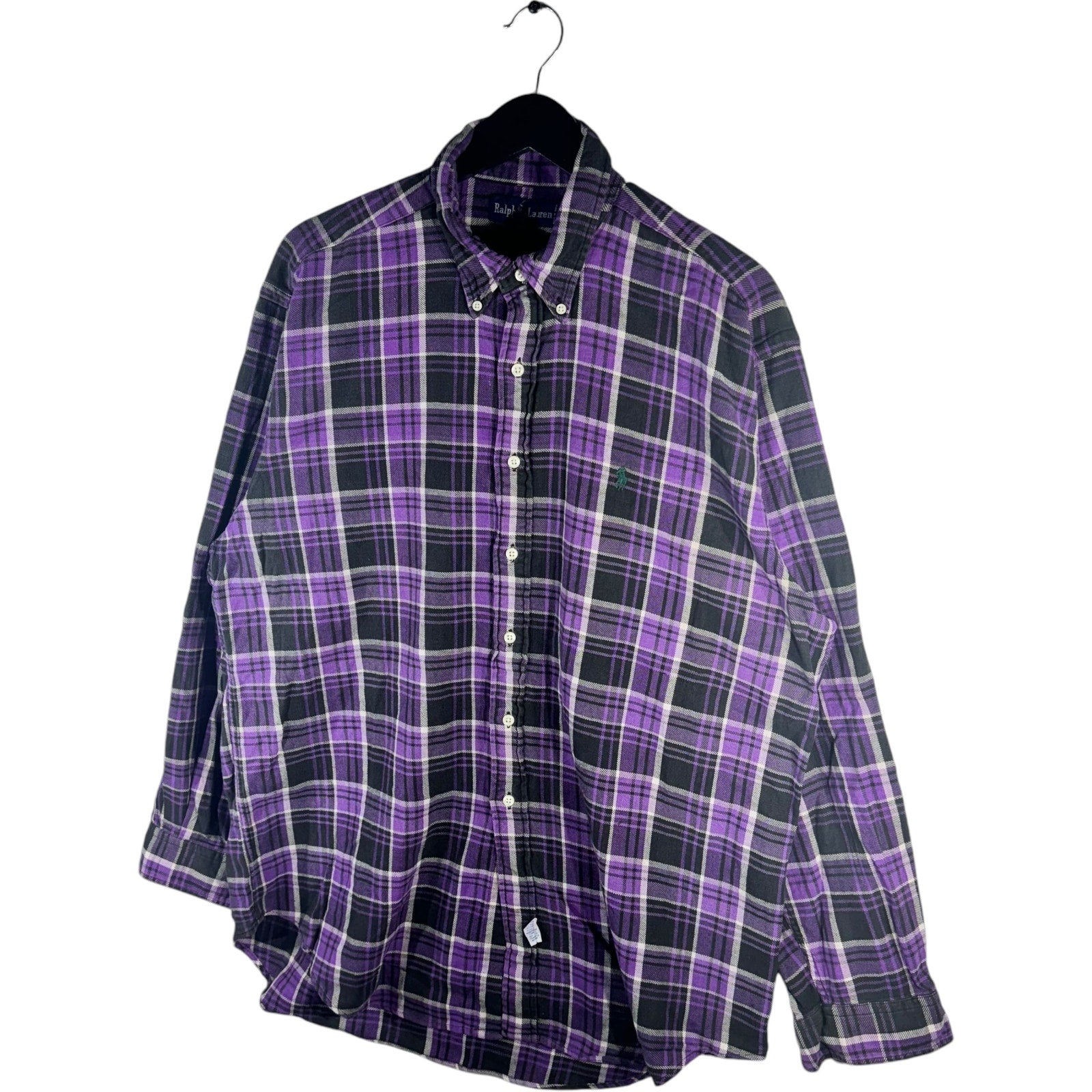 Collection of Ralph Lauren Plaid Long Sleeve Button Up in a gallery layout