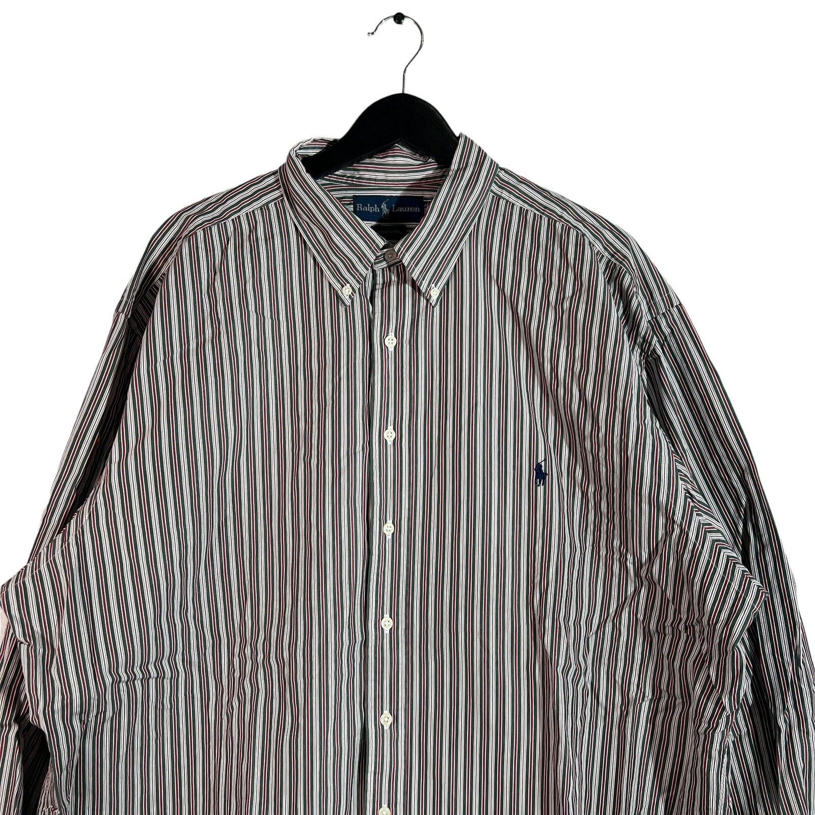 Collection of Ralph Lauren Stripes Long Sleeve Button Down in a gallery layout