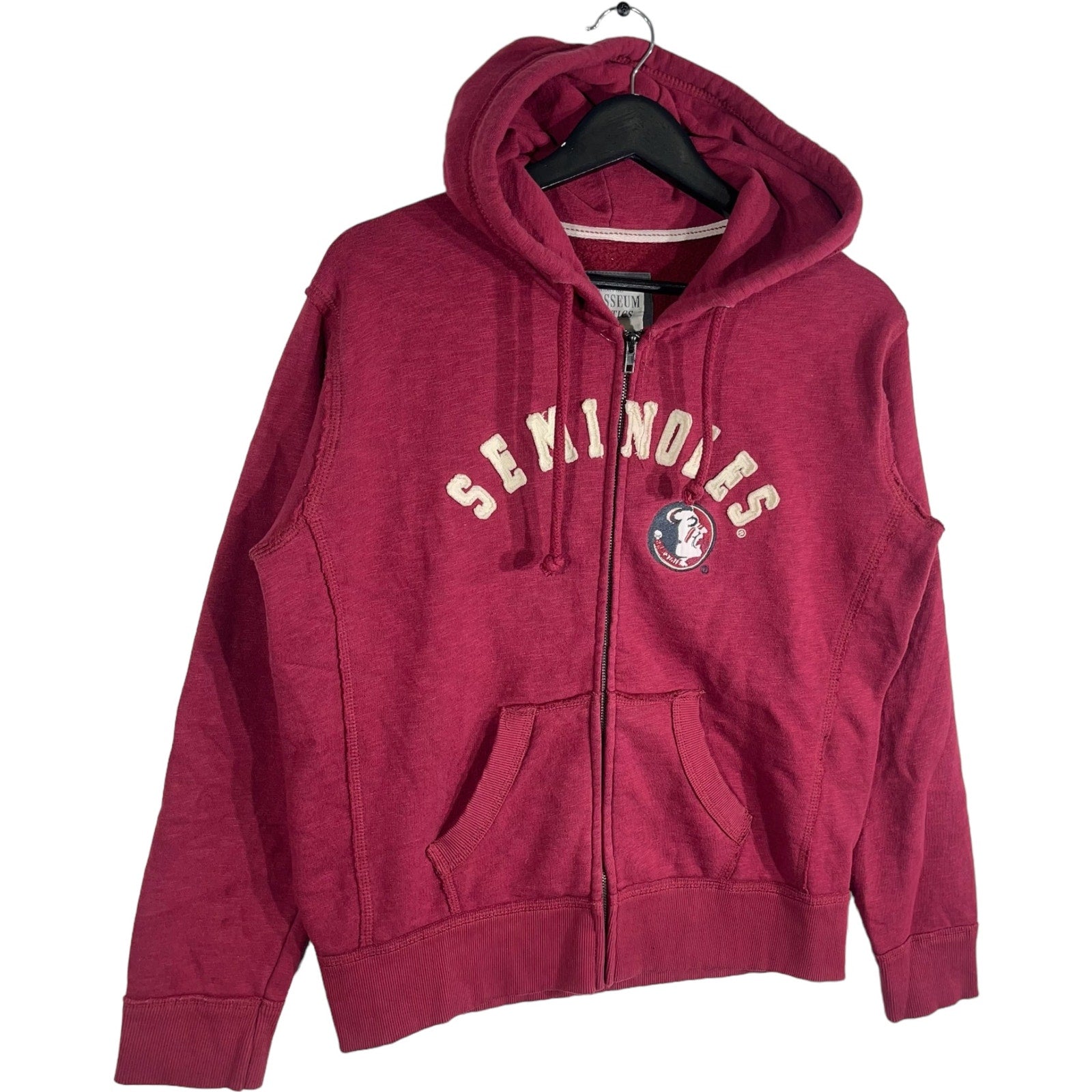 Collection of Florida State University Seminoles Spellout Full Zip Hoodie in a gallery layout