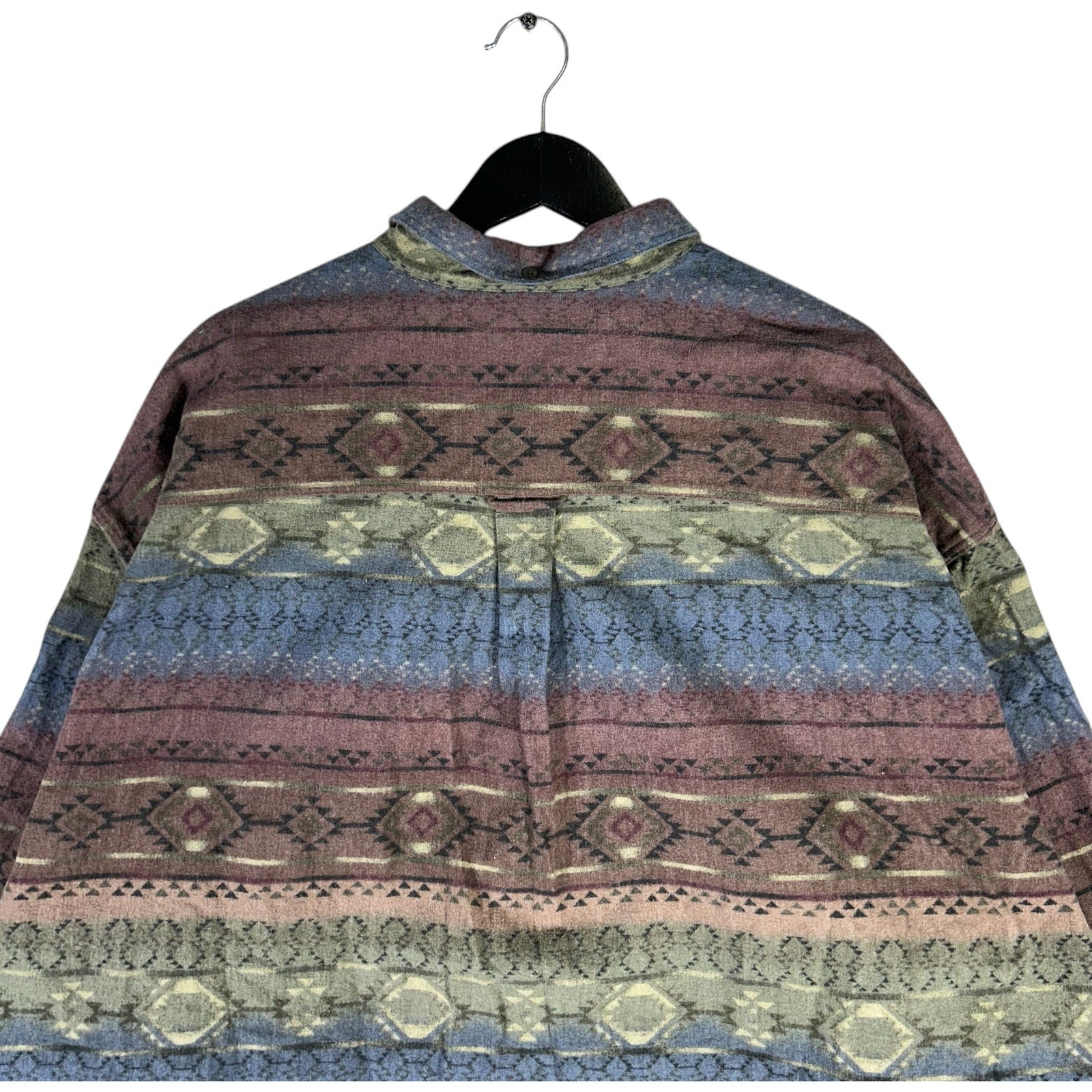 Collection of Cabela's Aztec Print Long Sleeve Button Up in a gallery layout