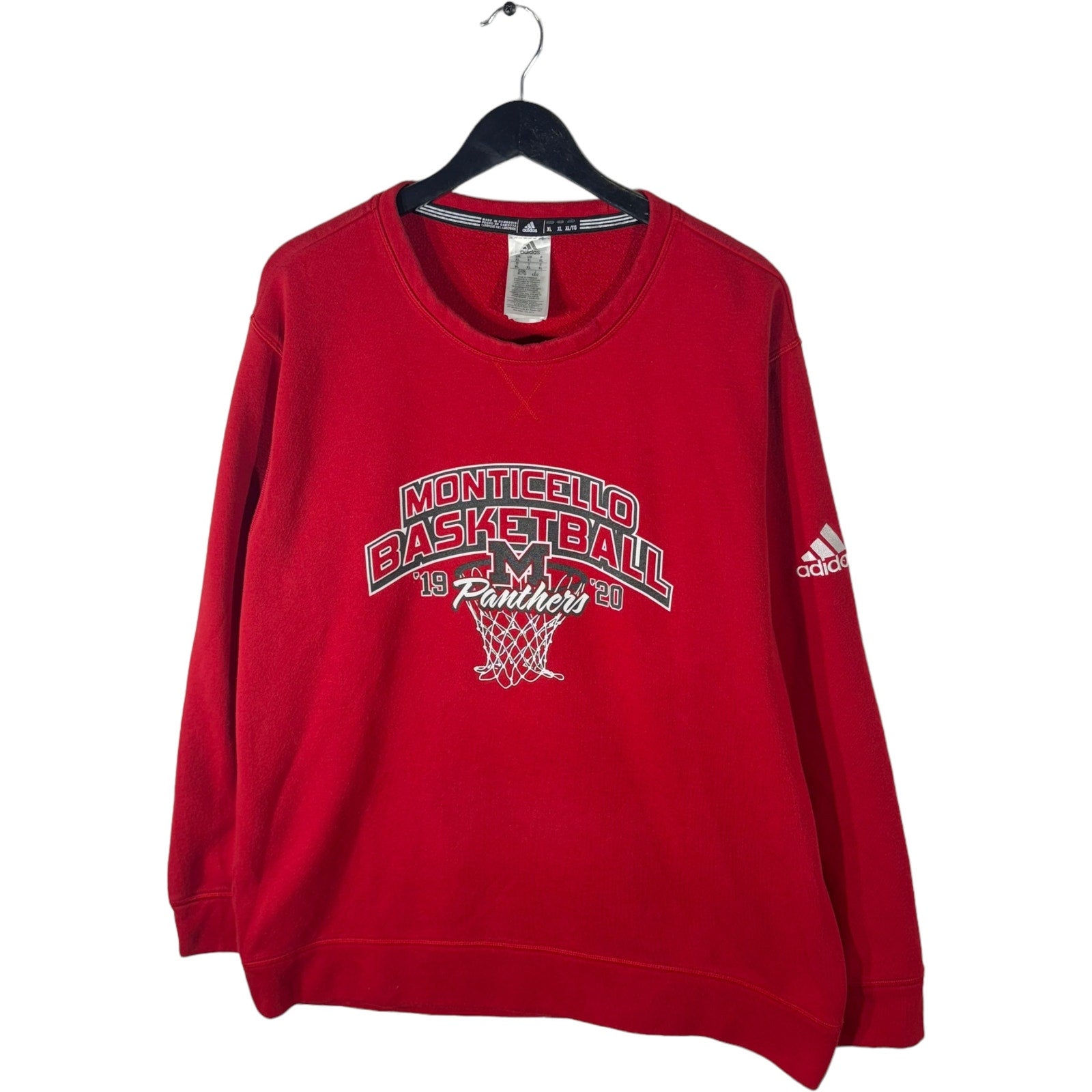 Collection of Adidas Monticello Basketball Crewneck in a gallery layout