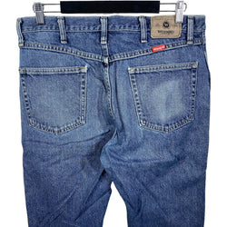 Collection of Wrangler Zip Fly Straight Leg Denim Pants in a gallery layout