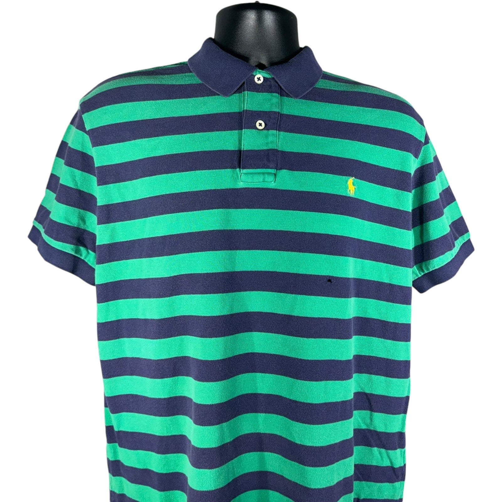 Collection of Polo Ralph Lauren Striped Short Sleeve Polo in a gallery layout