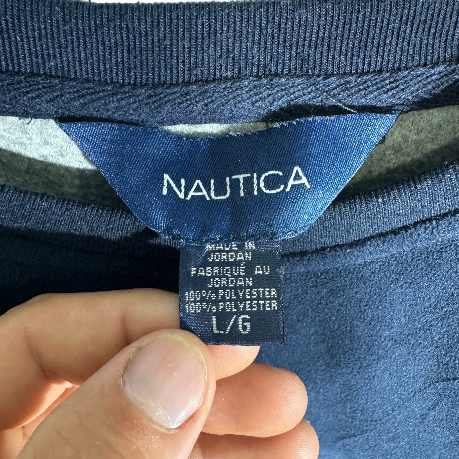 Collection of Nautica Logo Crewneck in a gallery layout