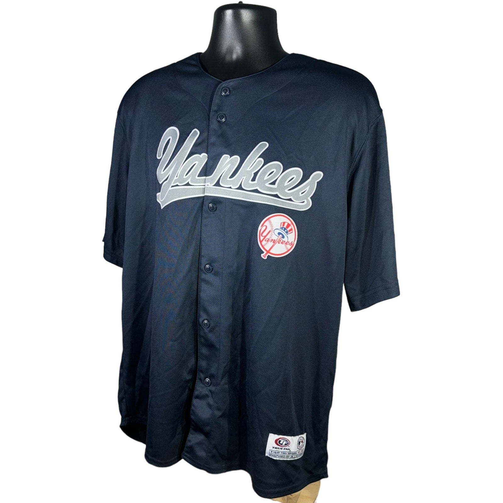 Collection of New York Yankees Spellout MLB Jersey in a gallery layout