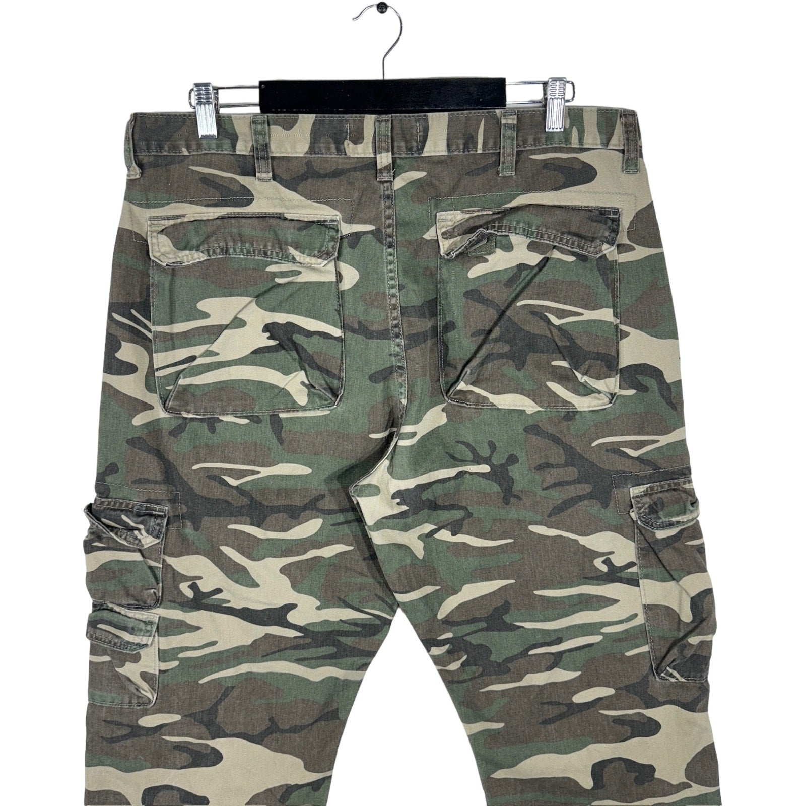 Collection of Wrangler Camouflage Cargo Pants in a gallery layout