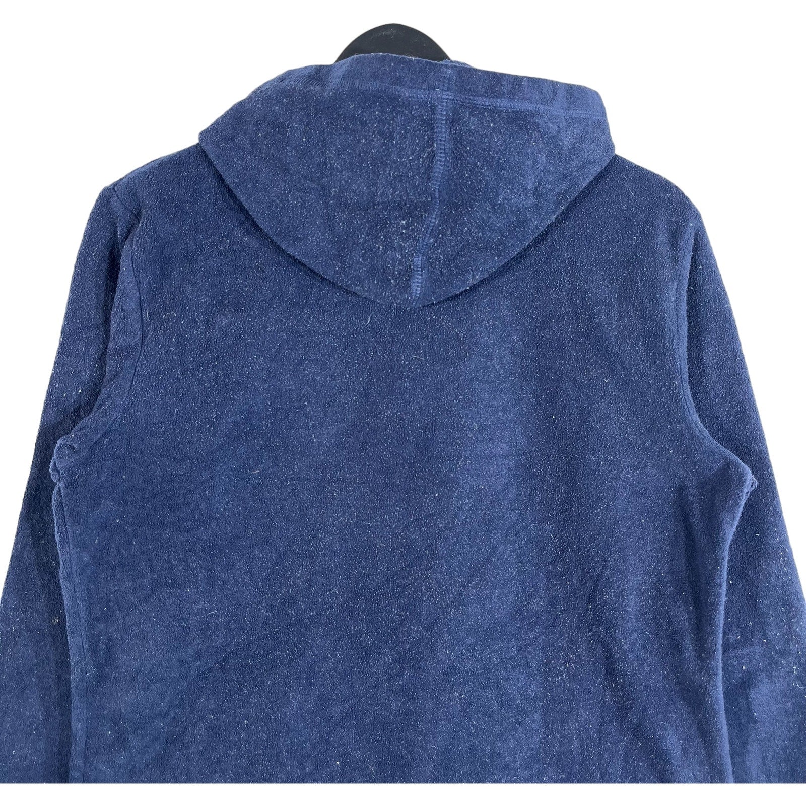 Collection of Vintage Disney Eeyore 1/4 Zip Fleece Hoodie in a gallery layout