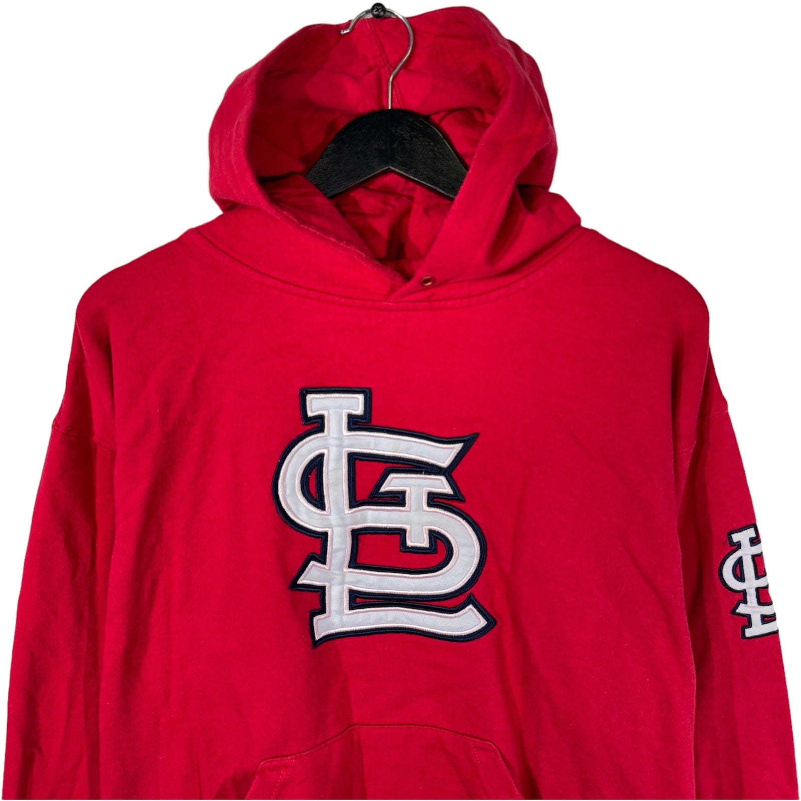 Collection of St. Louis Cardinals Stitches Pullover Hoodie in a gallery layout