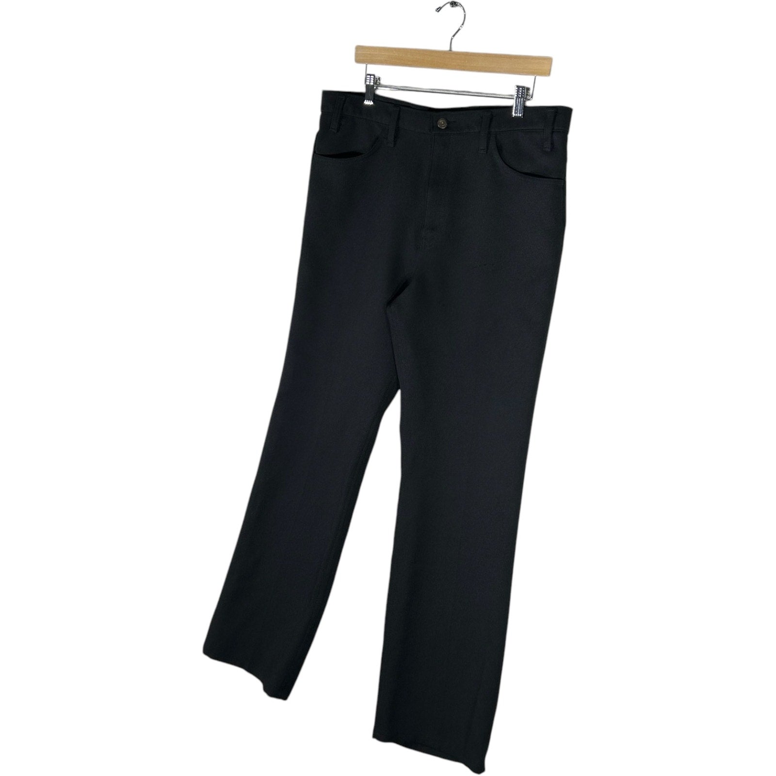 Collection of Vintage Levi's 100% Dacron Polyester Chino Pants 38 x 34 in a gallery layout