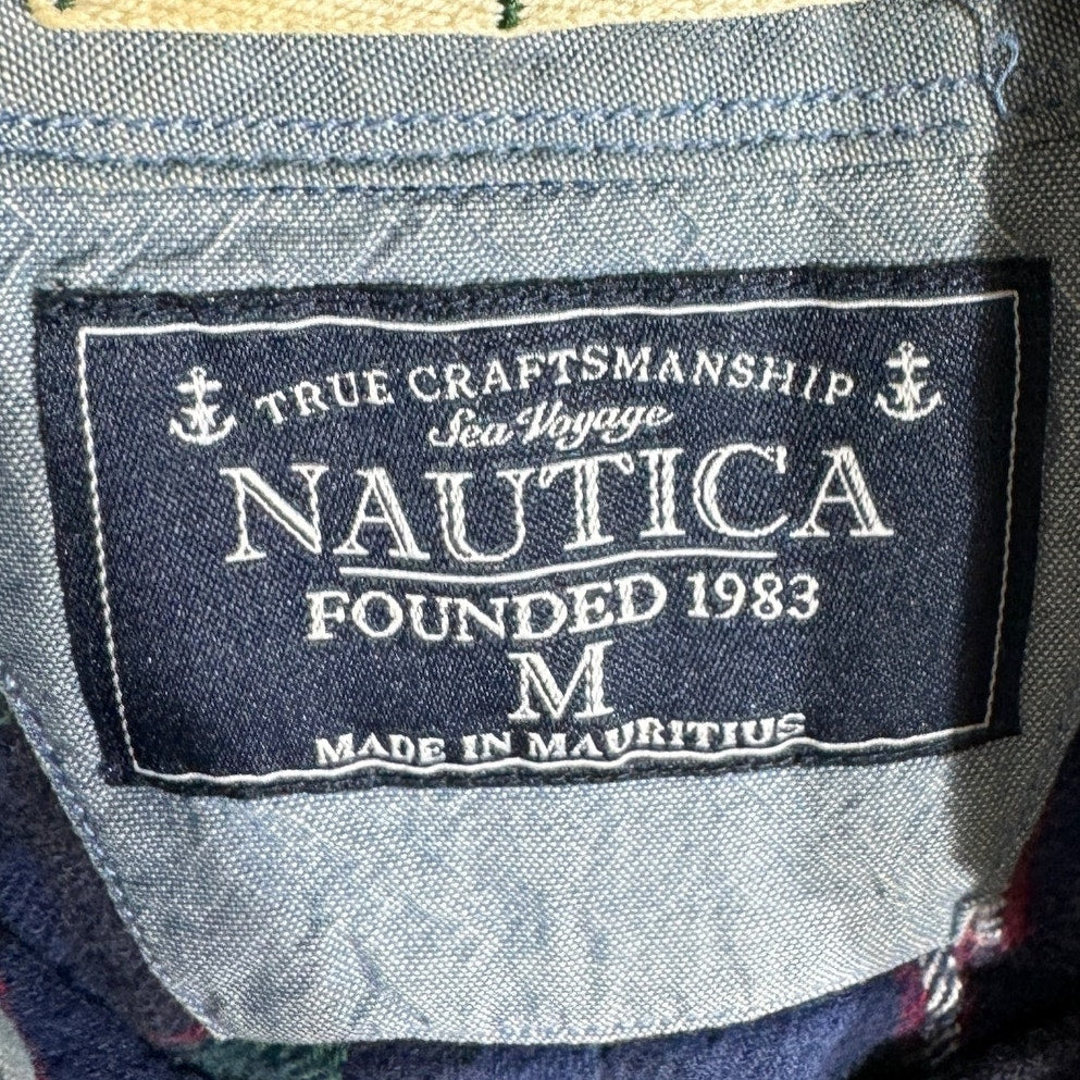 Collection of Nautica Long Sleeve Plaid Flannel in a gallery layout