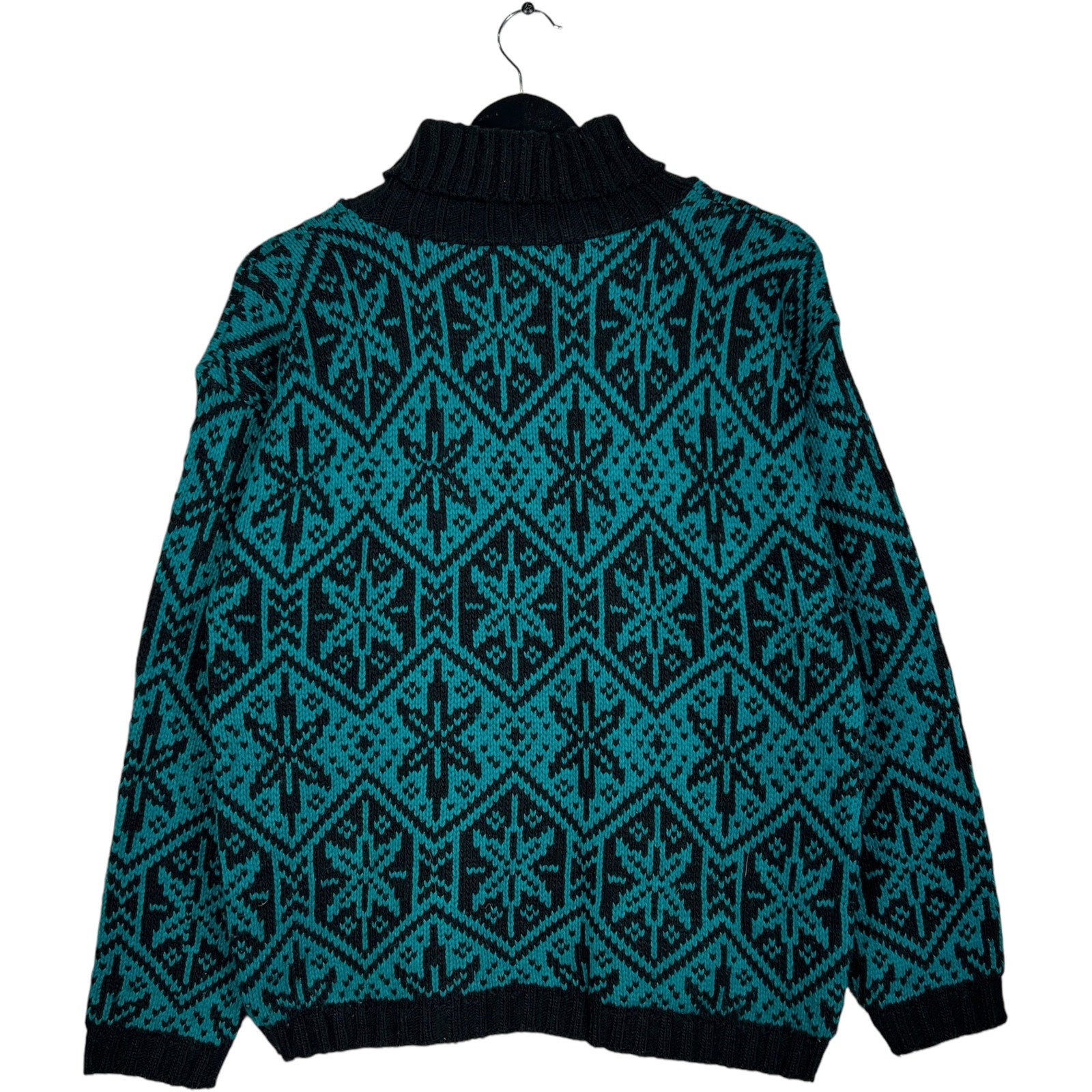 Collection of Vintage Liberty Knits Snowflake Patterned Sweater in a gallery layout