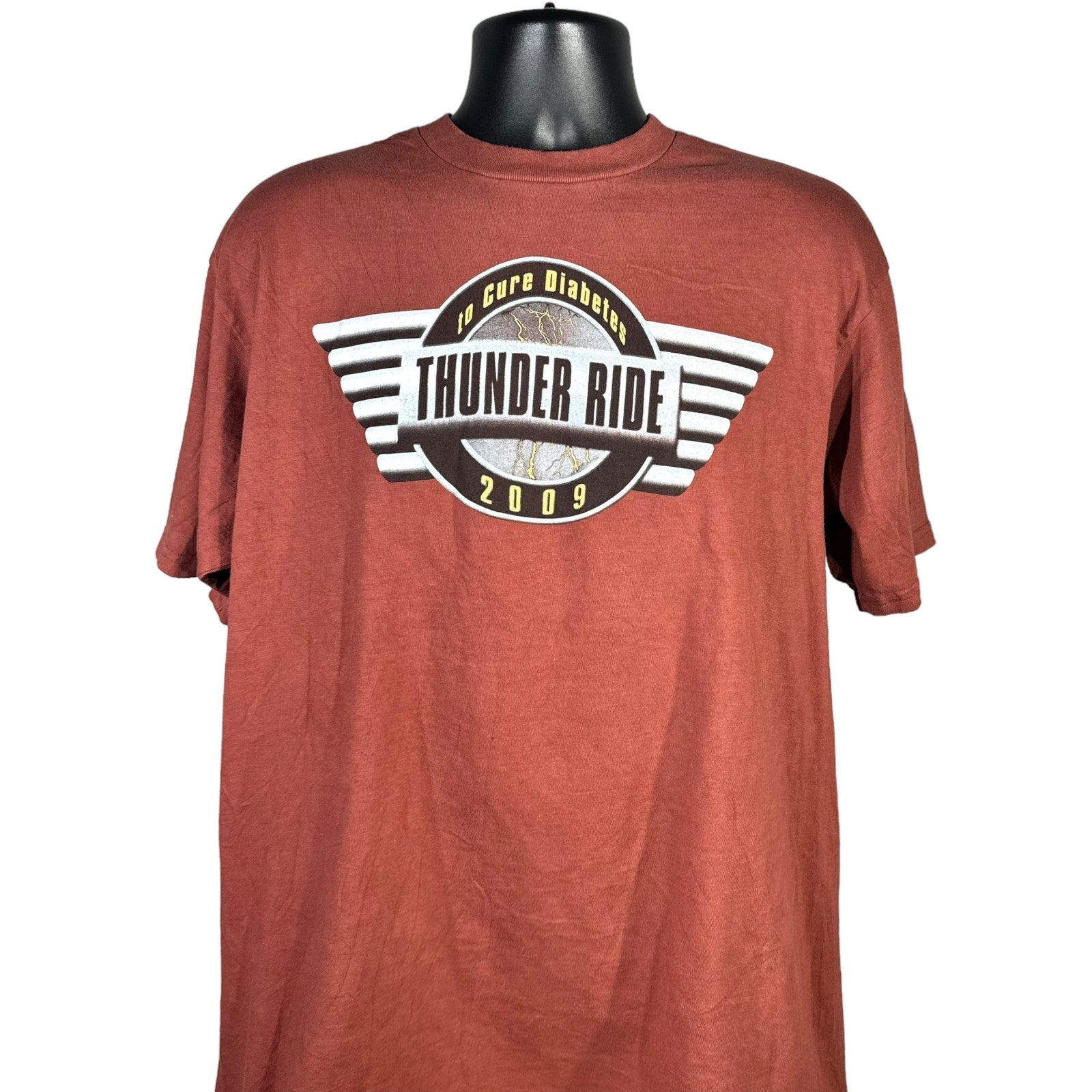 Collection of Harley Davidson Thunder Ride 2009 Tee in a gallery layout